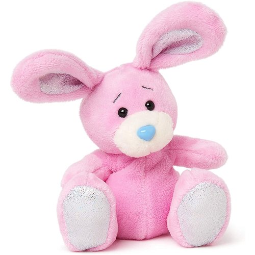 My blue nose friends Knuffel - Konijn roze - Met blauwe neus - 11cm My blue nose friends Knuffel - Konijn roze - Met blauwe neus - 11cm