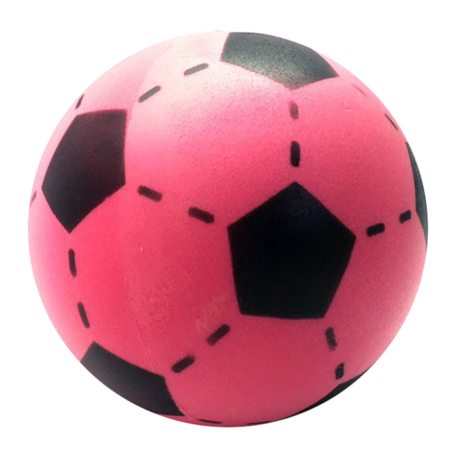 Twisk Bal - Voetbal - Foam - Roze - 20cm