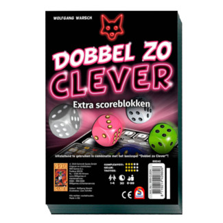 999 Games Spel - Dobbelspel - Clever - Dobbel zo clever - Extra scoreblokken - 2st.