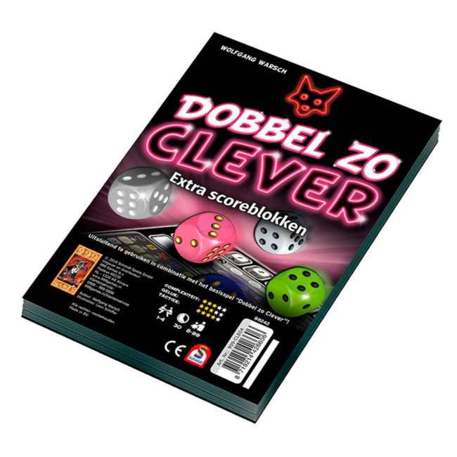 999 Games Spel - Dobbelspel - Clever - Dobbel zo clever - Extra scoreblokken - 2st.