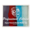 PartyXplosion Schmink - Splitcake - Paars, rood, lichtblauw, wit - 50gr.*
