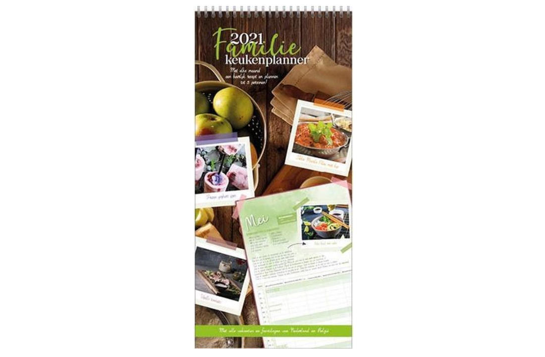 Familiekeukenplanner - 2021 - Comello - 21x45cm