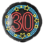 Globos Folieballon - 30 jaar - Neon - 43cm - Zonder vulling