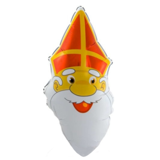 Folat Folieballon - Sinterklaas - Op stokje - 15x35cm - Niet voor helium