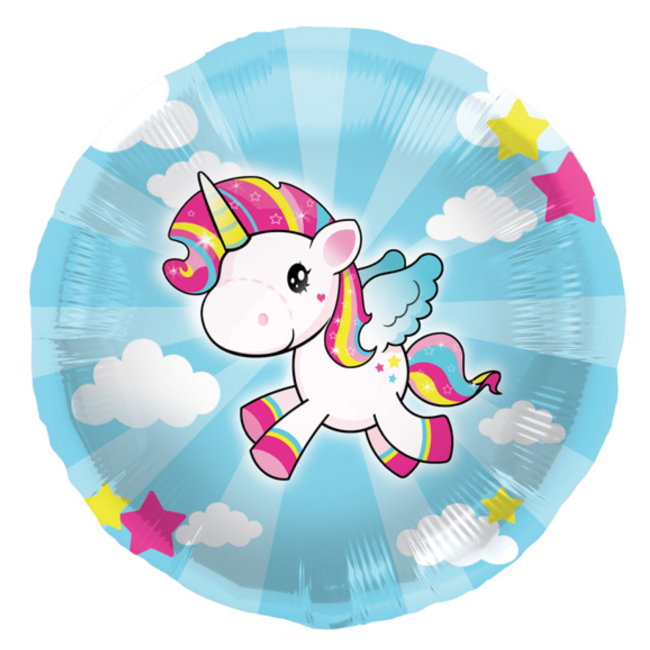 Folat Folat - Folieballon - Unicorn - 45cm - Zonder vulling