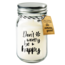 Paper Dreams Geurkaars - Don't worry - Zwart, wit