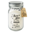 Paper Dreams Geurkaars -  To the moon - Zwart, wit