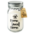 Paper Dreams Geurkaars - Home sweet home - Zwart, wit
