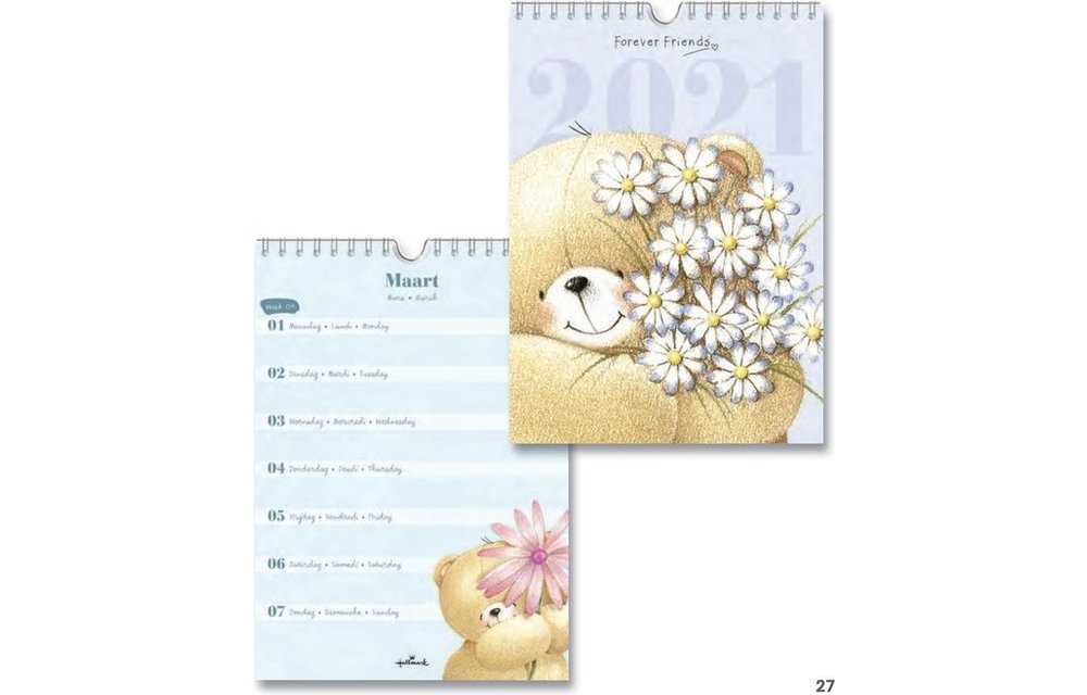 Weekkalender - 2021 - Fovever friends