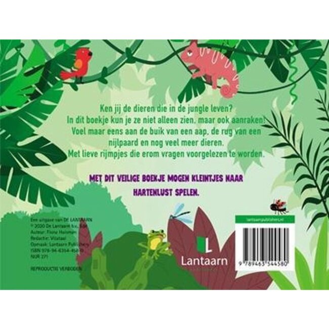 Lantaarn Boek - Kijk en voelboek - Jungledieren