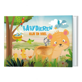 Lantaarn Boek - Kijk en voel - Babydieren