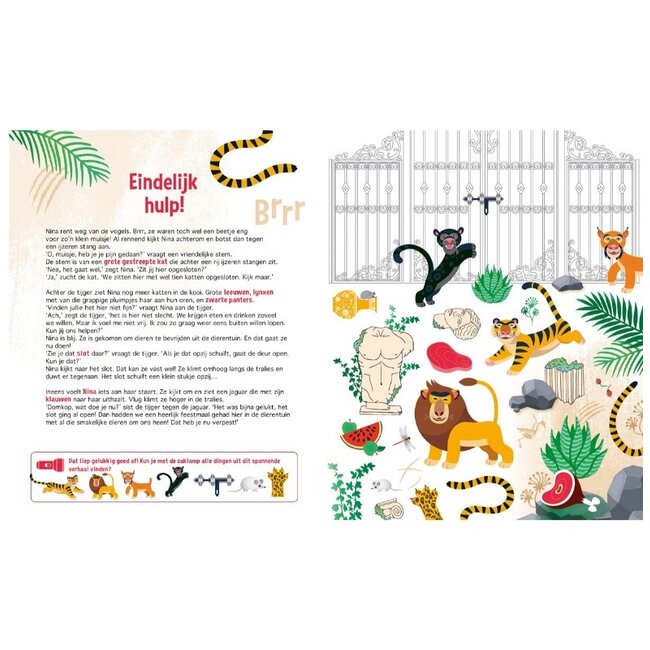 Lantaarn Boek - Speuren in de dierentuin