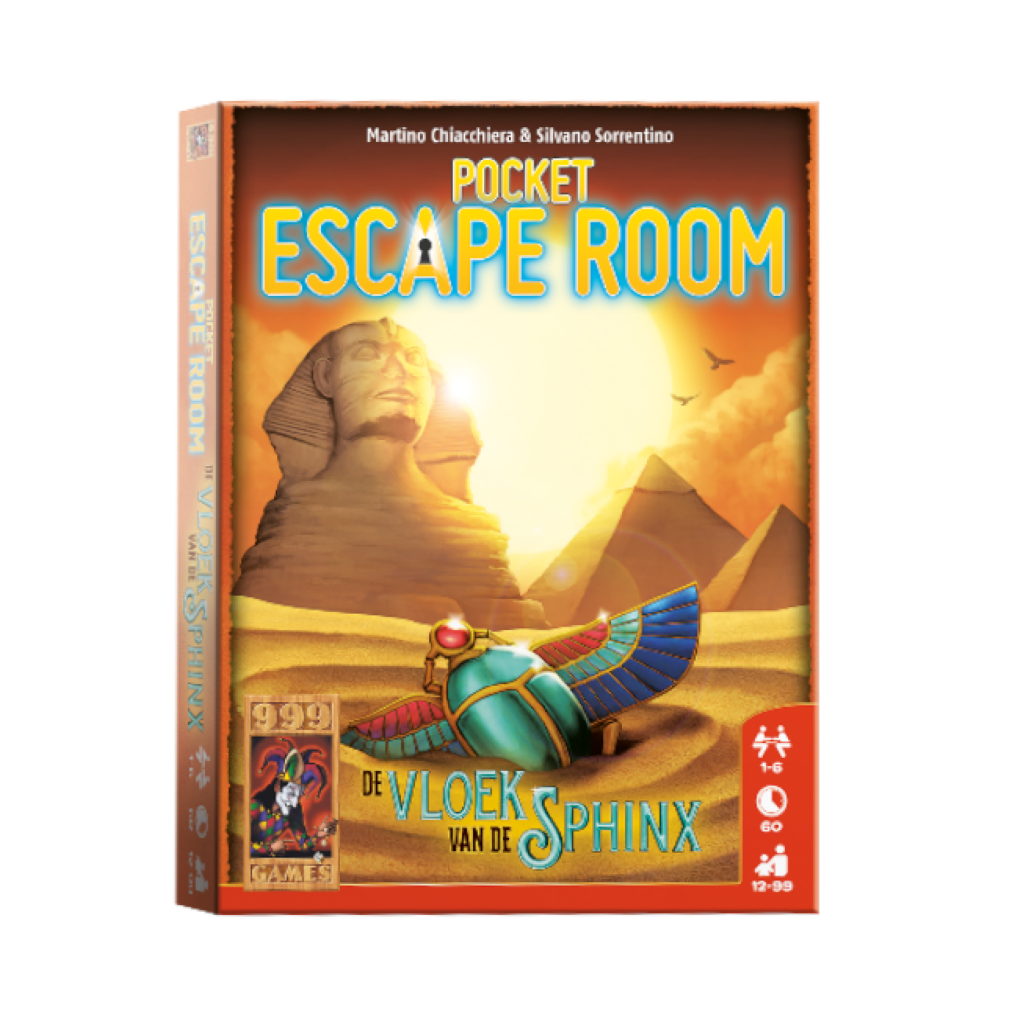 Coöperatief spel - Pocket - Escaperoom - De Vloek van de Sphinx - 12+*