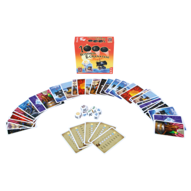 999 Games 1000 Bommen & Granaten! - Dobbelspel - 8+