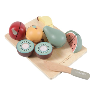 Little Dutch Snijset - Fruit - Hout - 8dlg. - Little Dutch