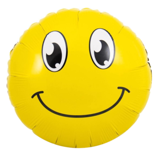 Folat Folieballon - Smile - 45cm - Zonder vulling*