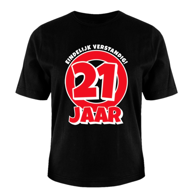 Paperdreams T-shirt - 21 jaar - One size