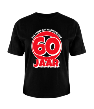 T-shirt - 60 jaar - One size