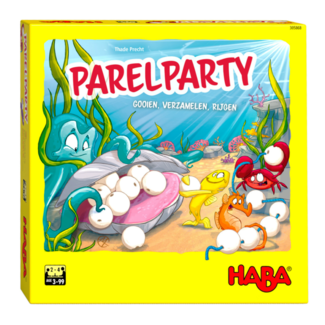 Haba Spel - Parelfeestje - Gooien, verzamelen, rijgen