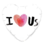 Qualatex Folieballon - I Love Us - 46cm - Zonder vulling