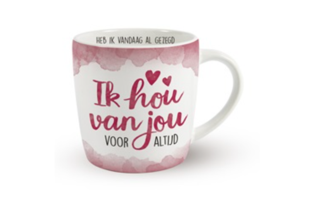 Mok - Ik hou van jou - Met binnentekst