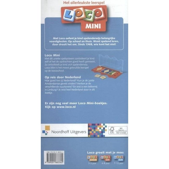 Loco Leerspellen Loco Mini - Boekje - Op reis door Nederand - 8-9 jaar - Groep 5-6*