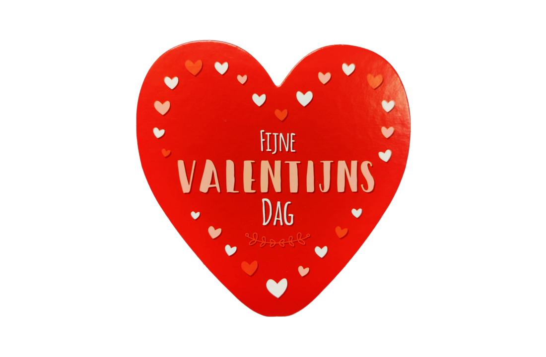 Kaart - Hart - Fijne valentijnsdag - Artige - HMV09