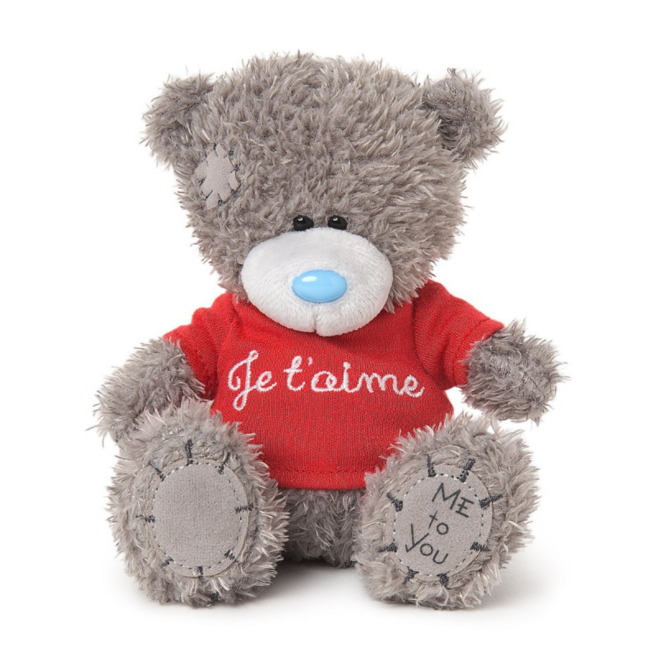 Me to You Knuffel - Beer - Je t'aime - 13cm