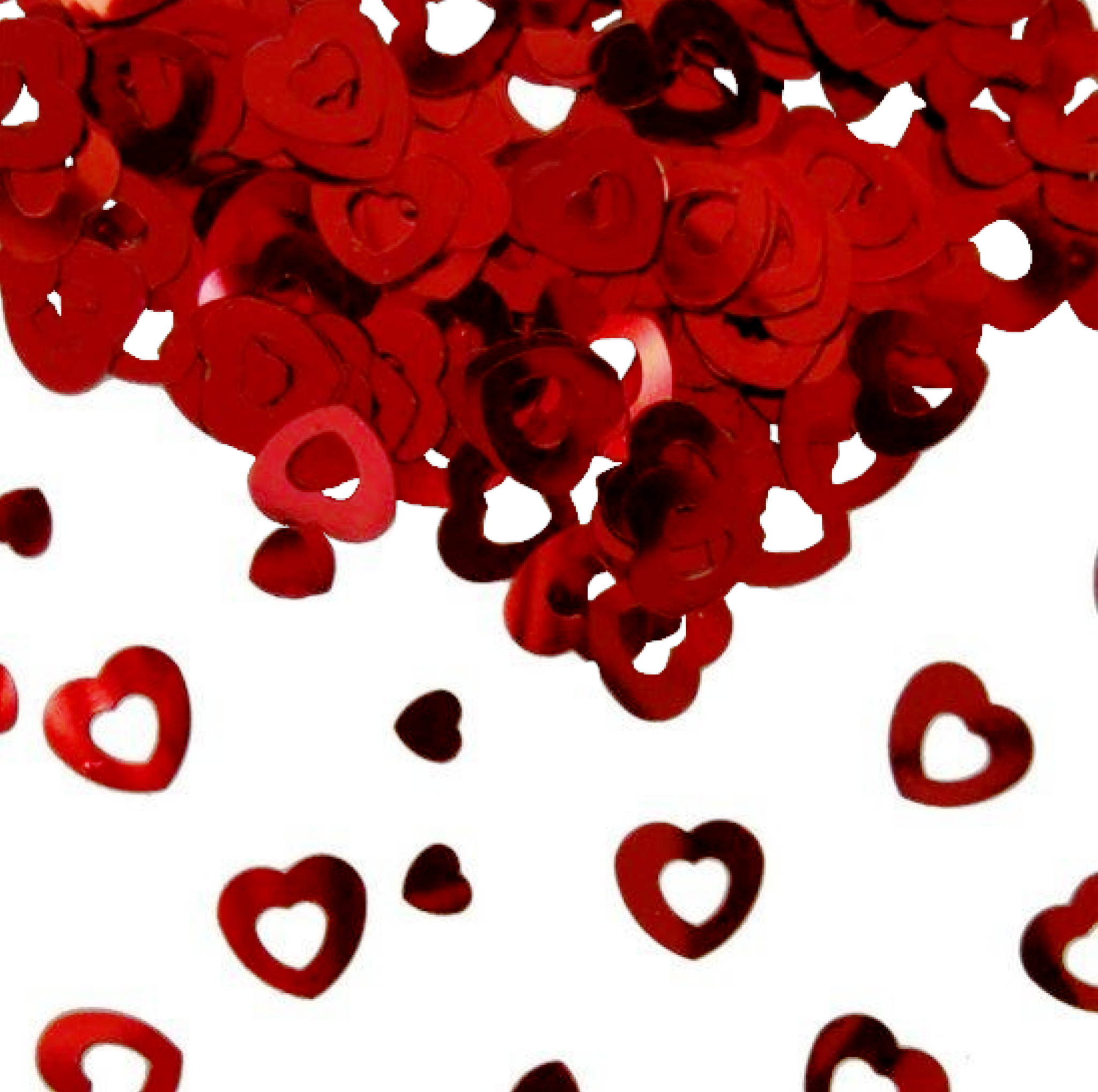 Tafeldecoratie - Confetti - Hartjes - Rood - 14gr.