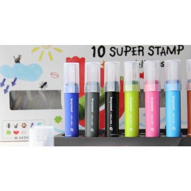 Bruynzeel Stempelstiften - 10st. in verpakking