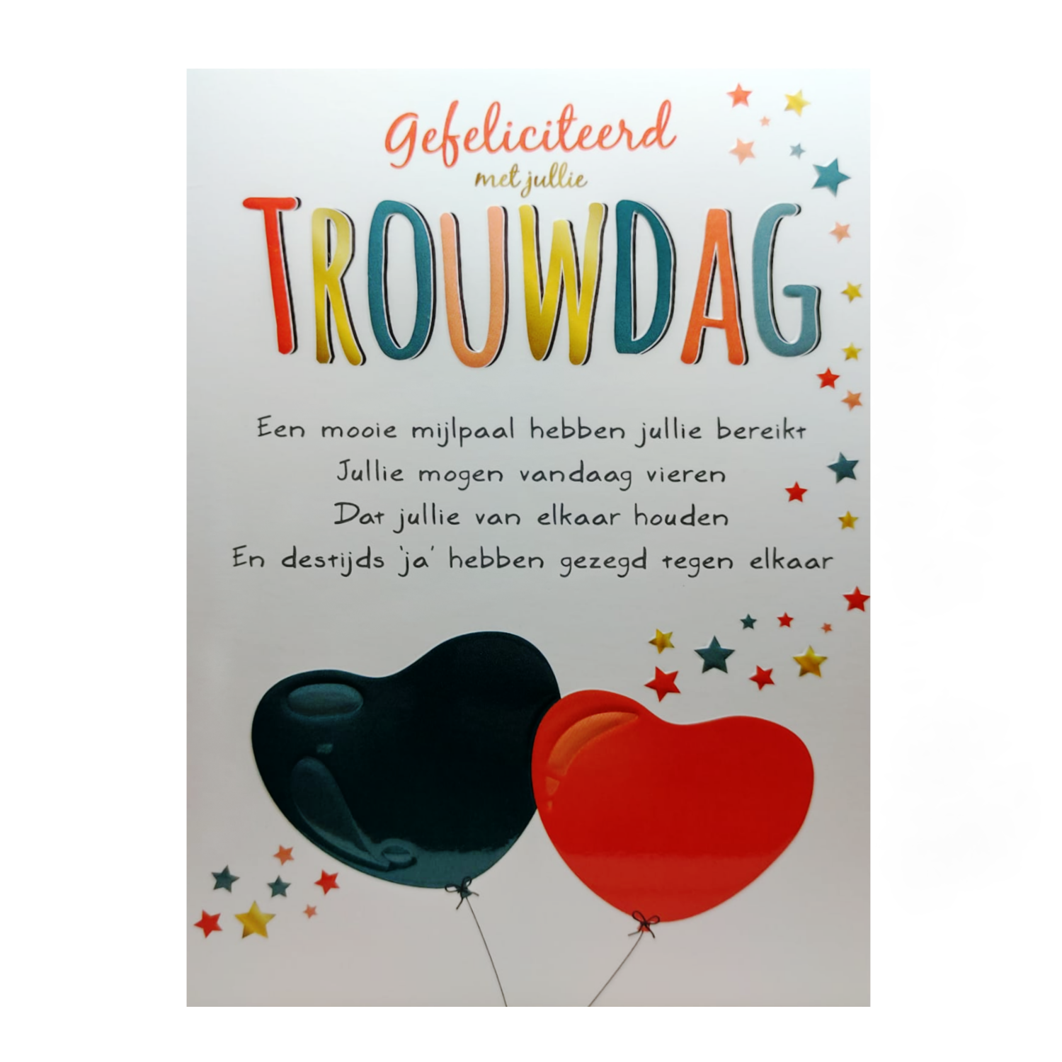 Bestrooi Het beste Bekritiseren Kaart - Intense - Gefeliciteerd met jullie trouwdag - TE013-C - 1234feest.nl