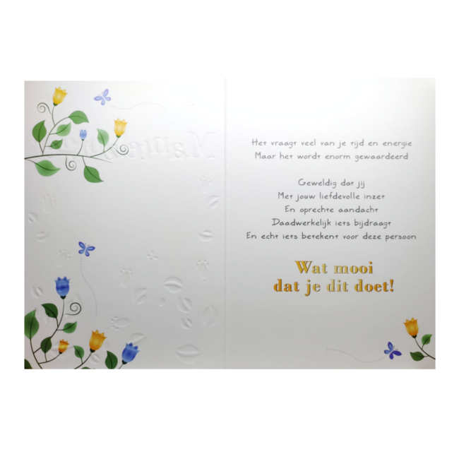 Artige Kaart - Intense - Voor een geweldige mantelzorger - TE050-C