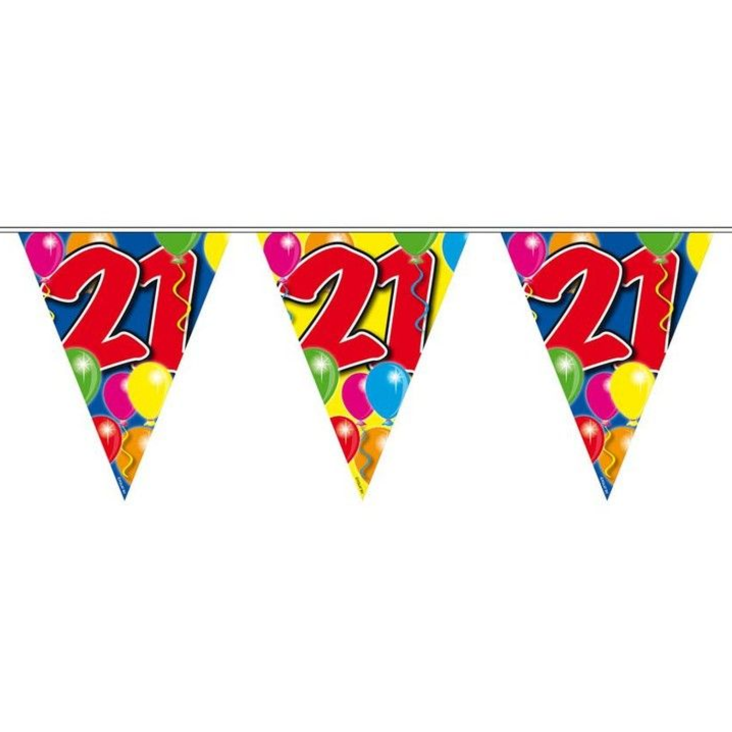 Vlaggenlijn - 21 jaar - 10m