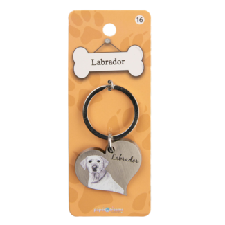 Paperdreams Sleutelhanger - Hond - Labrador - Metaal