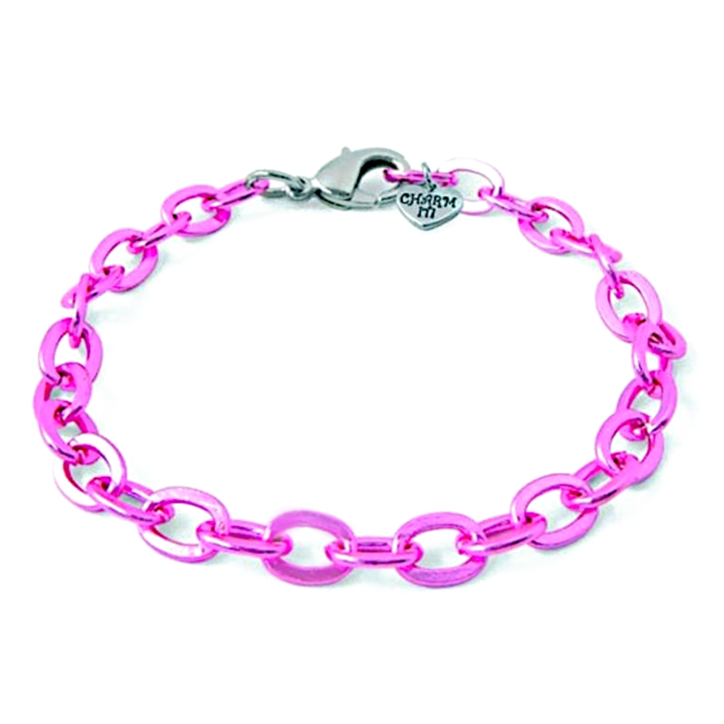 Armband - Schakels - Roze - Charm it!