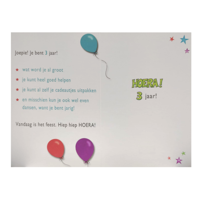 Artige Kaart - That funny age - 3 jaar - TFA005