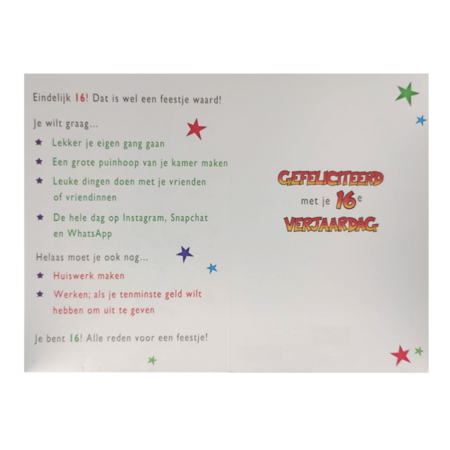 Artige Kaart - That funny age - 16 jaar - TFA020