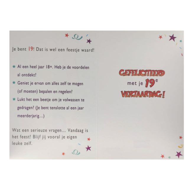 Artige Kaart - That funny age - 19 jaar - TFA025
