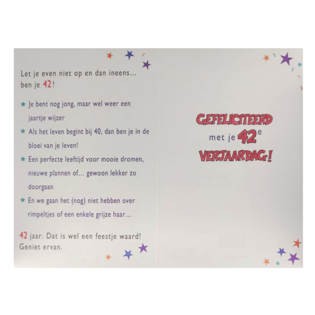 Artige Kaart - That funny age - 42 jaar - TFA052