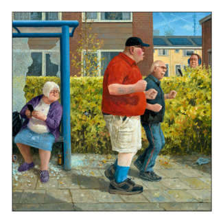Comello Kaart - Het straatje - Marius van Dokkum