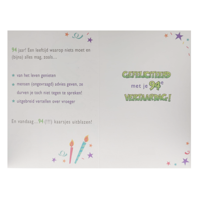 Artige Kaart - That funny age - 94 jaar - TFA117