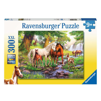 Ravensburger Puzzel - Wilde paarden bij de rivier - 300st.
