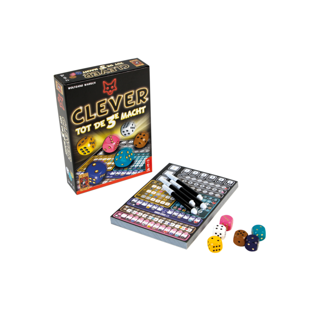 999 Games Clever tot de 3e macht - Dobbelspel - 8+