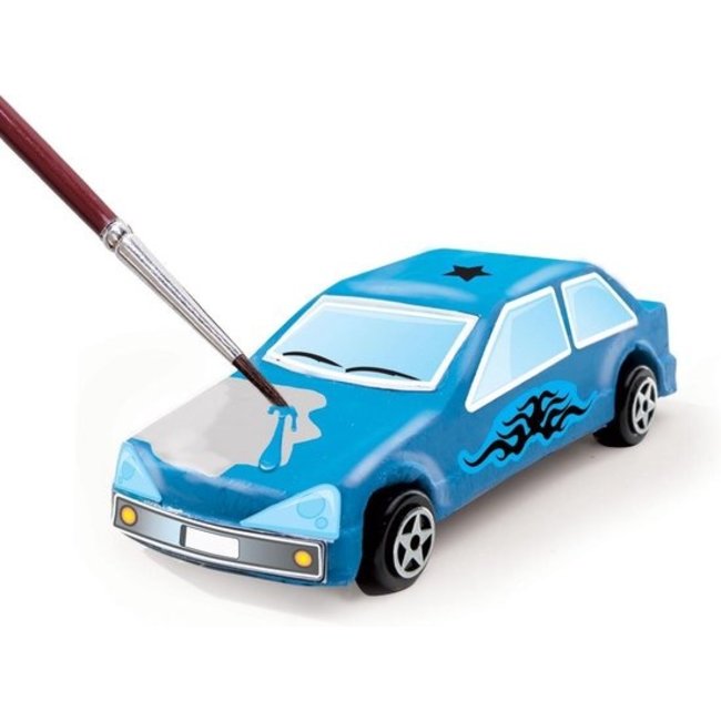 SES Knutselen - Gieten en schilderen - Auto's