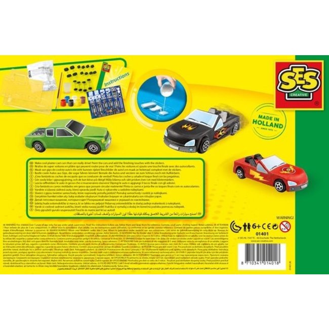 SES Knutselen - Gieten en schilderen - Auto's