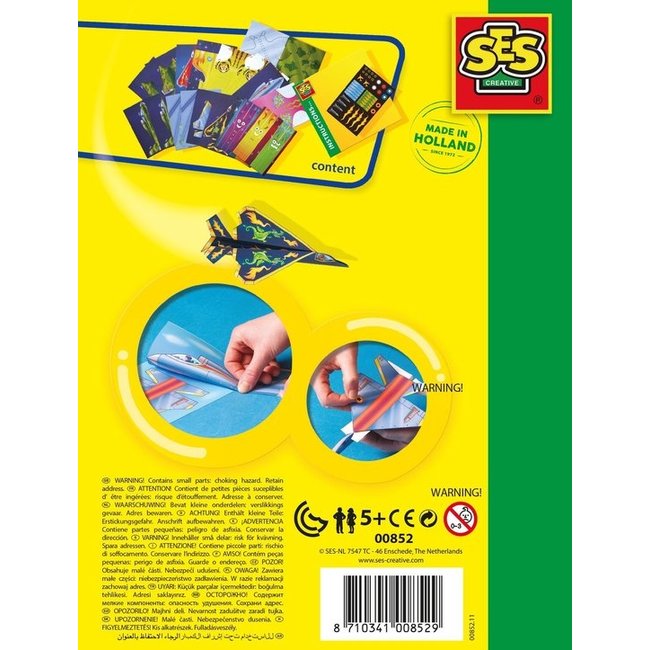 SES Vouwen - Papieren vliegtuigjes vouwen