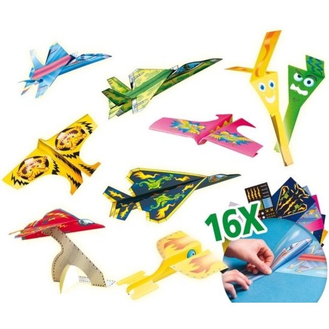 SES Vouwen - Papieren vliegtuigjes vouwen