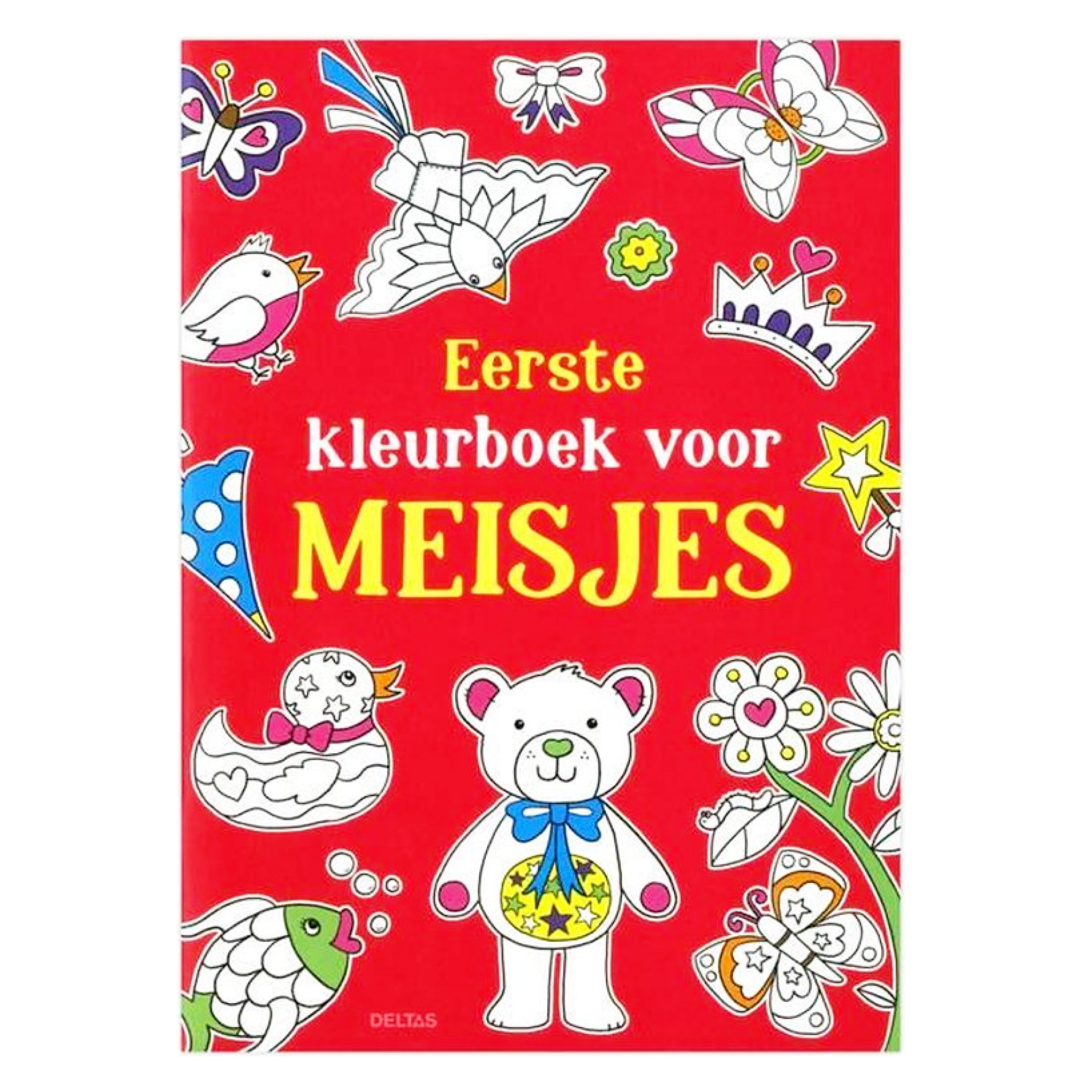 Moedig aan een Beter Boek - Eerste kleurboek voor meisjes - Met stickers - 1234feest.nl