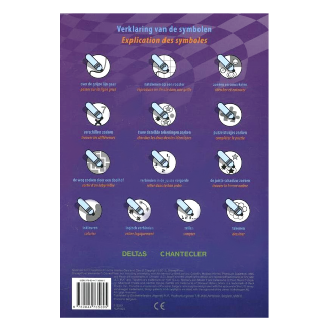 Deltas Boek - Activiteitenboek - Disney - Cars