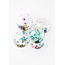 Globos Ballonnen - Confetti - Bont - 30cm - 6st.